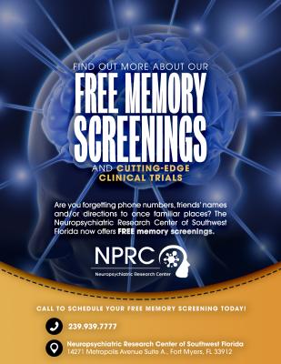 About Memory Treatment Centers in Florida - Memory Screening